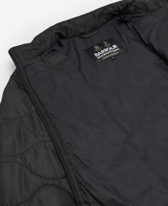 apranga Barbour langfordo dygsniuotas švarkas klasikinis juodas vyrų 6F6D80140