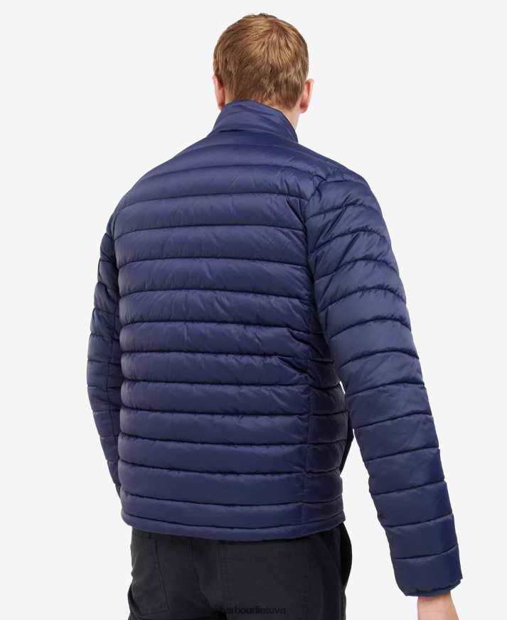 apranga Barbour lenktynininko sparnuotės dygsniuota striukė juodas vyrų 6F6D80151