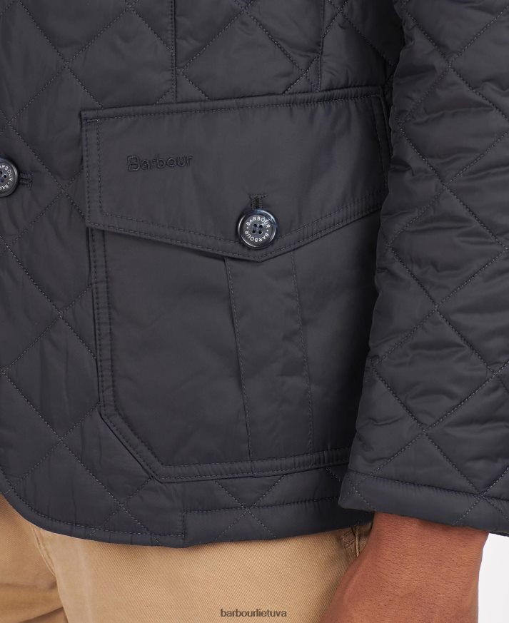 apranga Barbour Šlifuoklis dygsniuotas švarkas karinis jūrų laivynas vyrų 6F6D8099