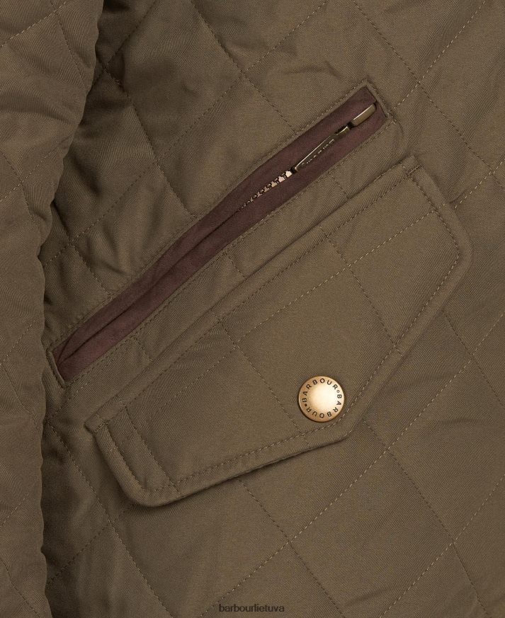 apranga Barbour shoveler dygsniuotas švarkas tamsus smėlis vyrų 6F6D8093