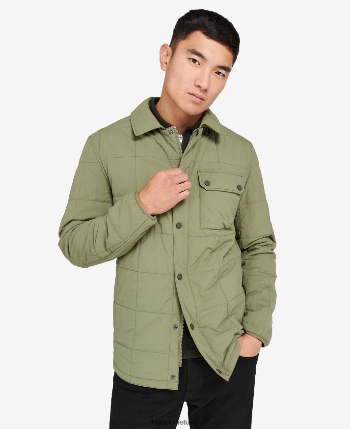 apranga Barbour turistinis dygsniuotas marškinių švarkas klasikinis juodas vyrų 6F6D80141