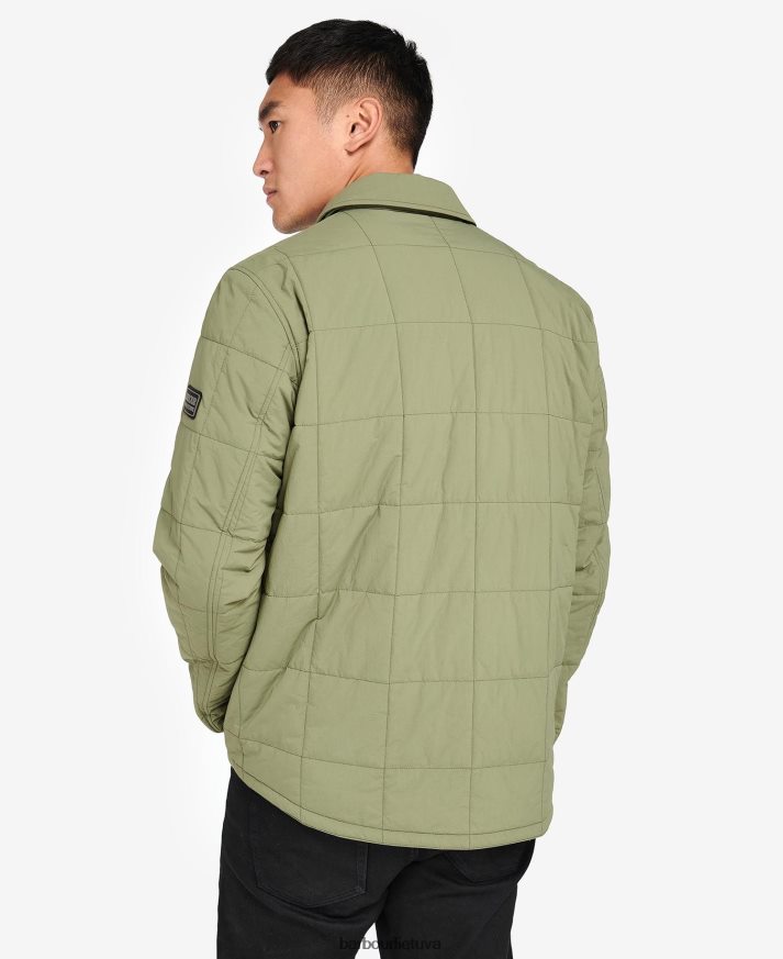 apranga Barbour turistinis dygsniuotas marškinių švarkas klasikinis juodas vyrų 6F6D80141