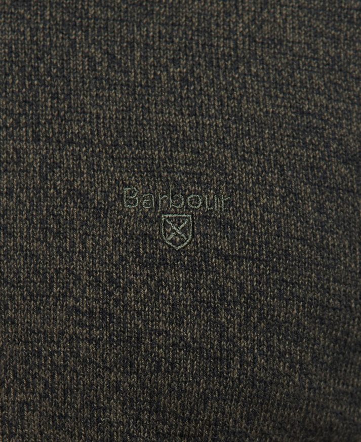apranga Barbour Firle ekipažo džemperis pilkas marlas vyrų 6F6D801088