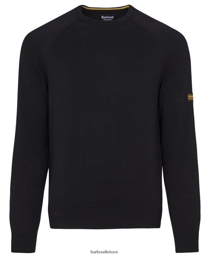 apranga Barbour Medvilninis džemperis su kaklu antracito marlas vyrų 6F6D801106