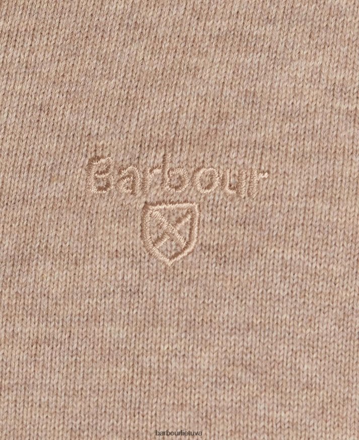 apranga Barbour Pima medvilninis megztinis V formos iškirpte kobalight marlas vyrų 6F6D801091