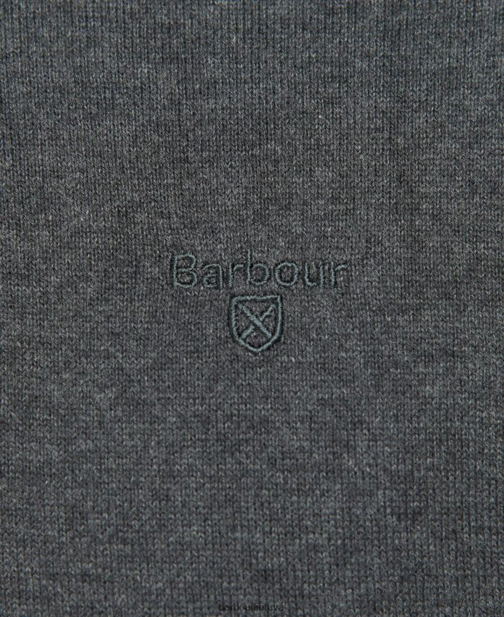 apranga Barbour Taines megztas megztinis su pusiau užtrauktuku skalbtas mėlynai vyrų 6F6D801100