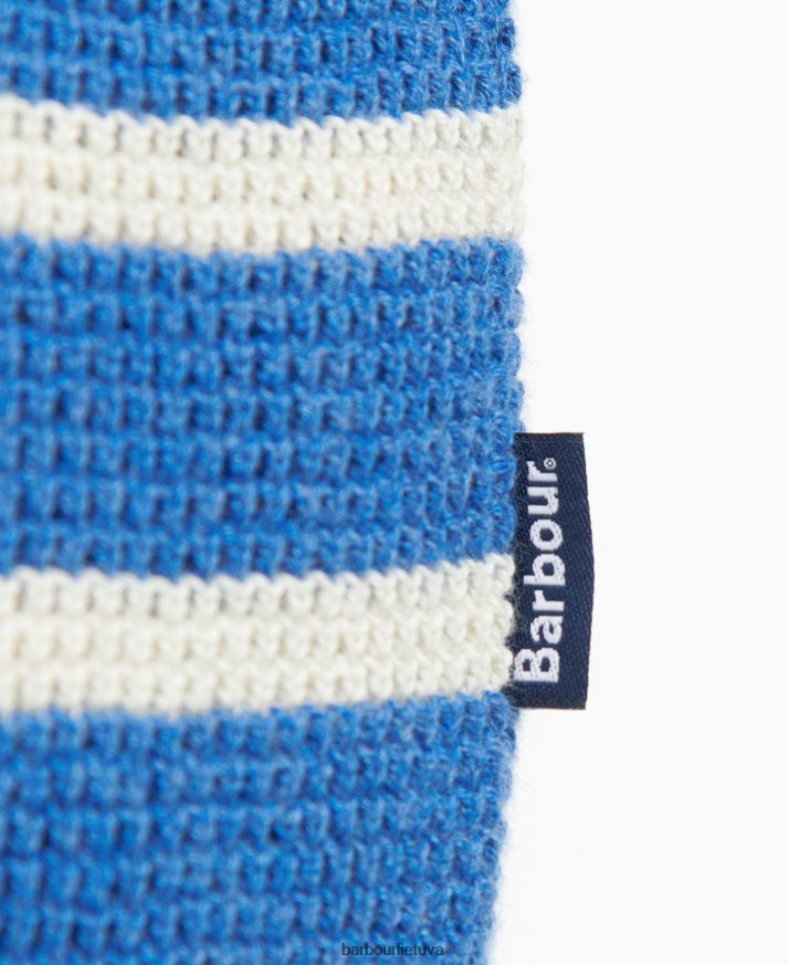 apranga Barbour bleidono dryžuotas megztinis klasikinis laivynas vyrų 6F6D801122