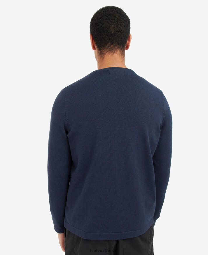 apranga Barbour dygsniuotas megztinis su antgaliu klasikinis laivynas vyrų 6F6D801095