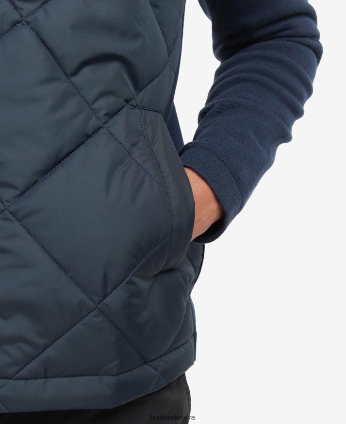 apranga Barbour dygsniuotas megztinis su antgaliu klasikinis laivynas vyrų 6F6D801095