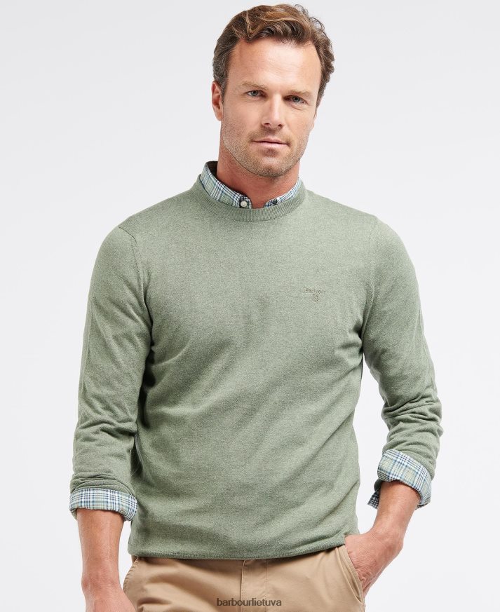 apranga Barbour lengvos medvilnės ekipažas ryškiai mėlynas vyrų 6F6D801074