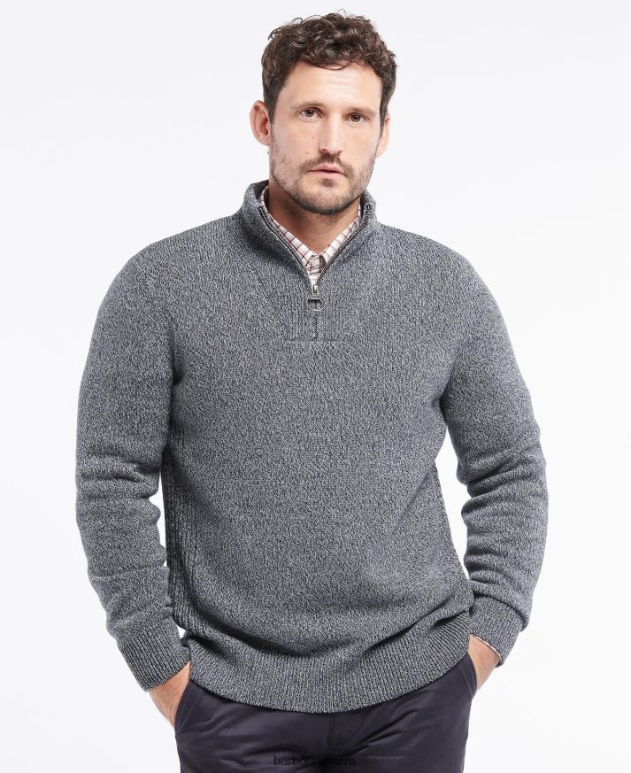 apranga Barbour medvilninis susuktas nelson pusinis užtrauktukas karinis jūrų laivynas vyrų 6F6D801101