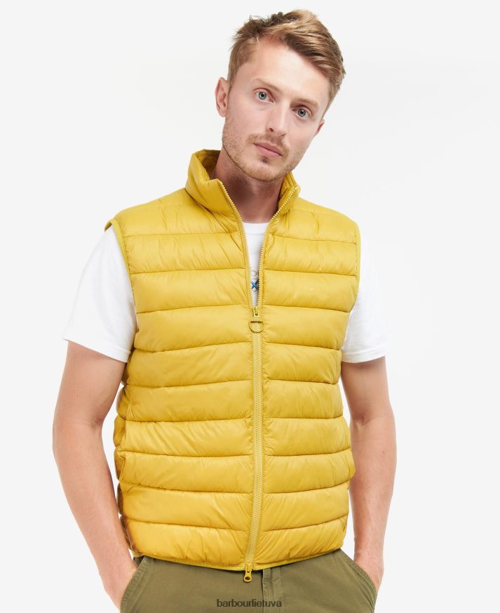 apranga Barbour bretby gilet kampinis geltonas vyrų 6F6D80281