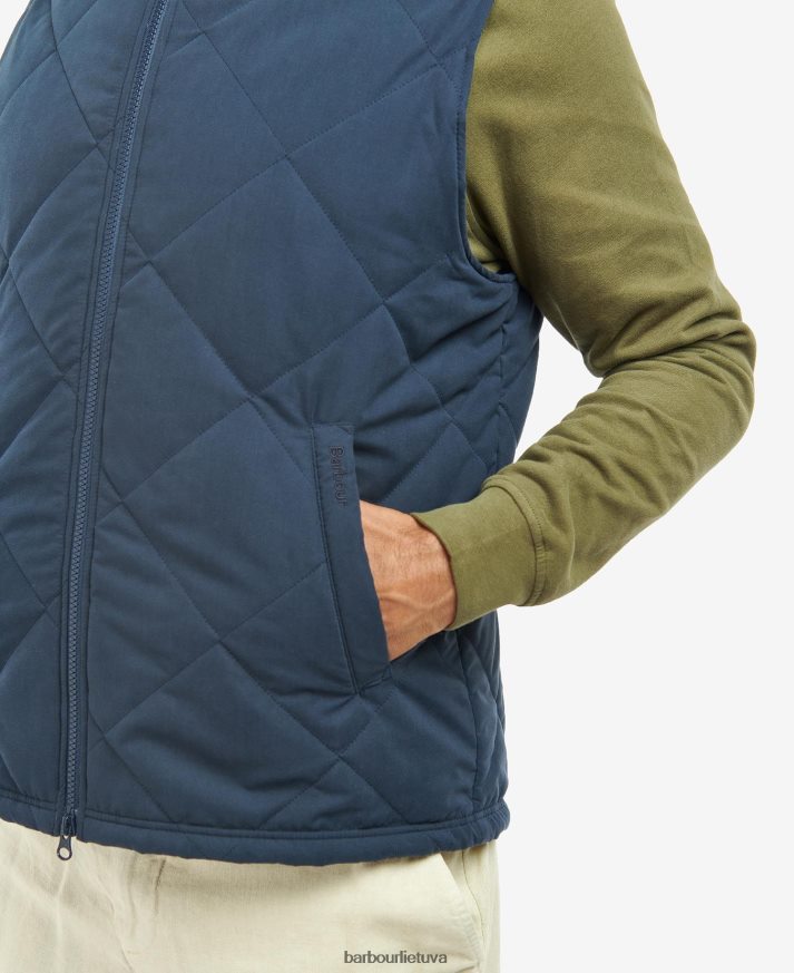 apranga Barbour kurtas dygsniuotas giletas laivyno/upės beržo tartanas vyrų 6F6D80246