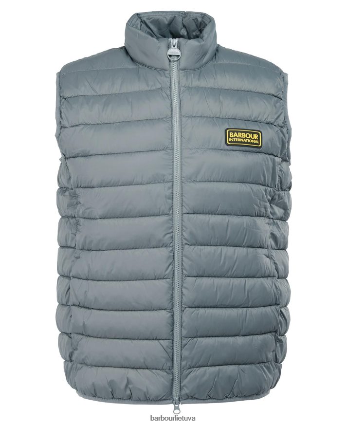 apranga Barbour lenktynininko nendrinė gilet milteliai mėlyni vyrų 6F6D80248