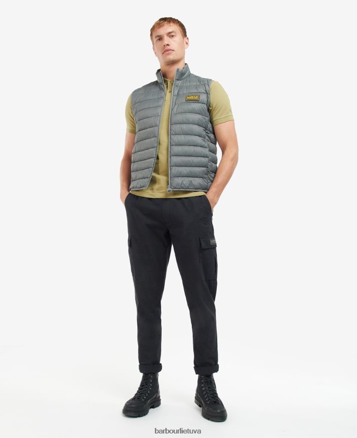 apranga Barbour lenktynininko nendrinė gilet milteliai mėlyni vyrų 6F6D80248