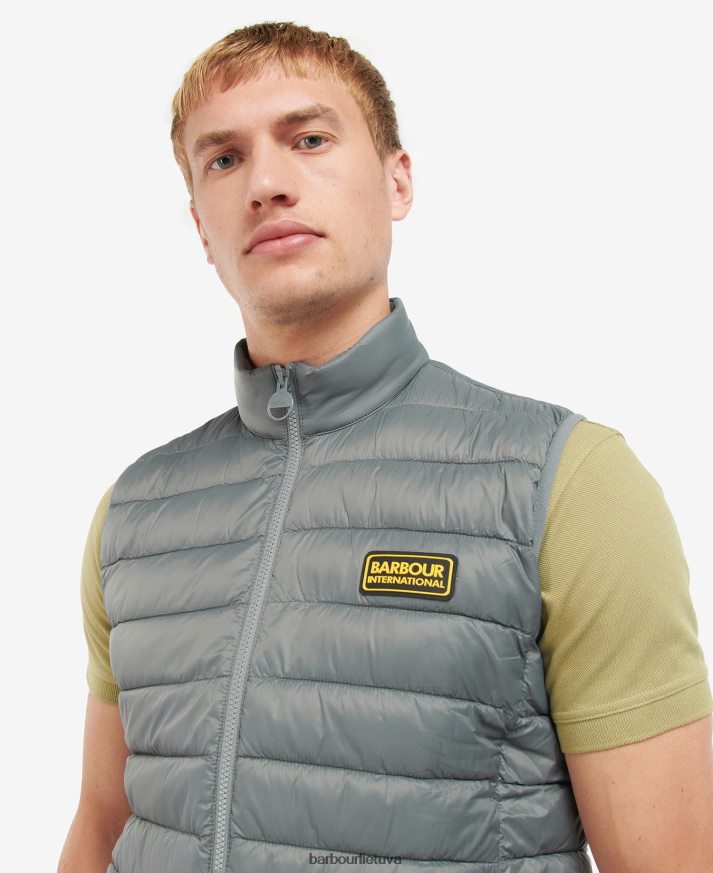 apranga Barbour lenktynininko nendrinė gilet milteliai mėlyni vyrų 6F6D80248