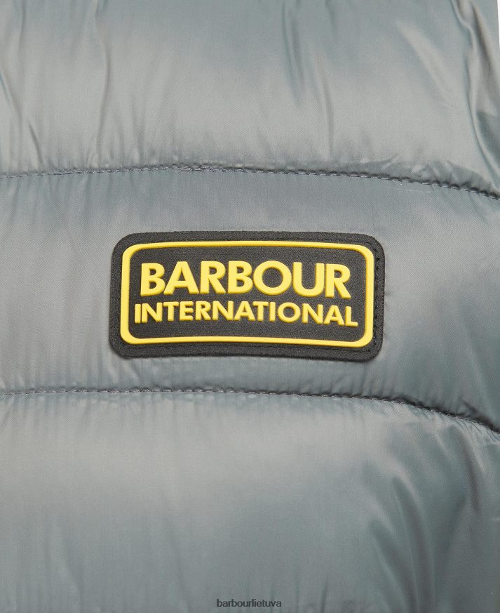 apranga Barbour lenktynininko nendrinė gilet milteliai mėlyni vyrų 6F6D80248