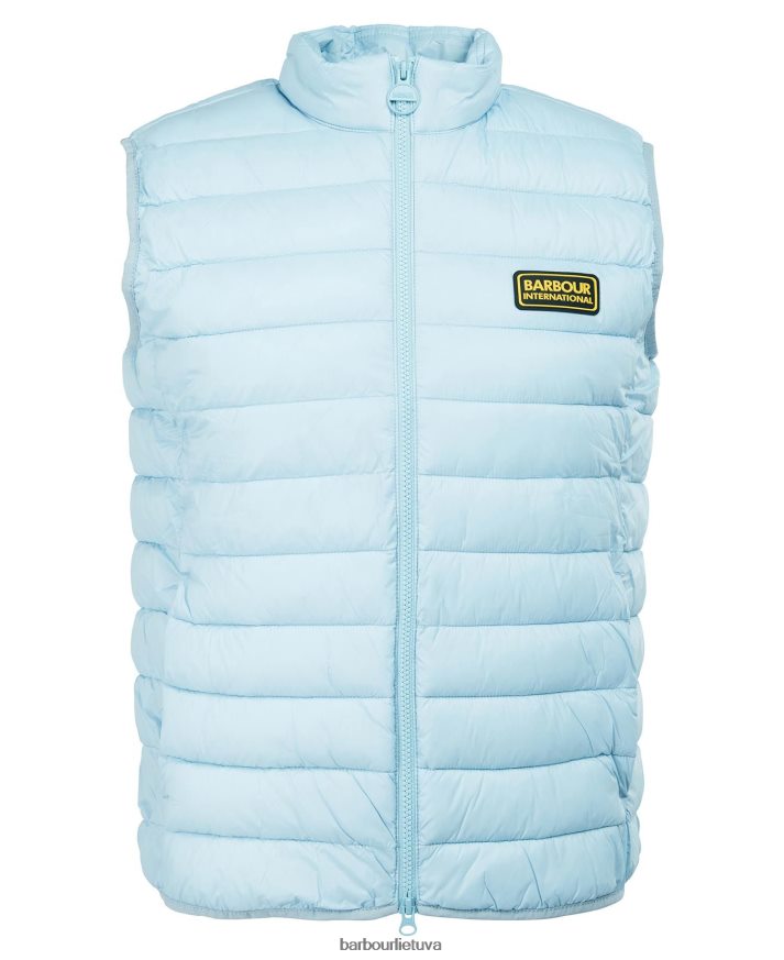 apranga Barbour lenktynininko nendrinė gilet milteliai mėlyni vyrų 6F6D80253