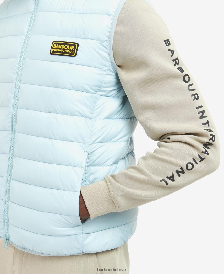 apranga Barbour lenktynininko nendrinė gilet milteliai mėlyni vyrų 6F6D80253