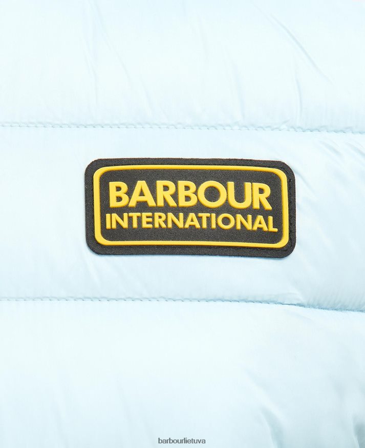 apranga Barbour lenktynininko nendrinė gilet milteliai mėlyni vyrų 6F6D80253