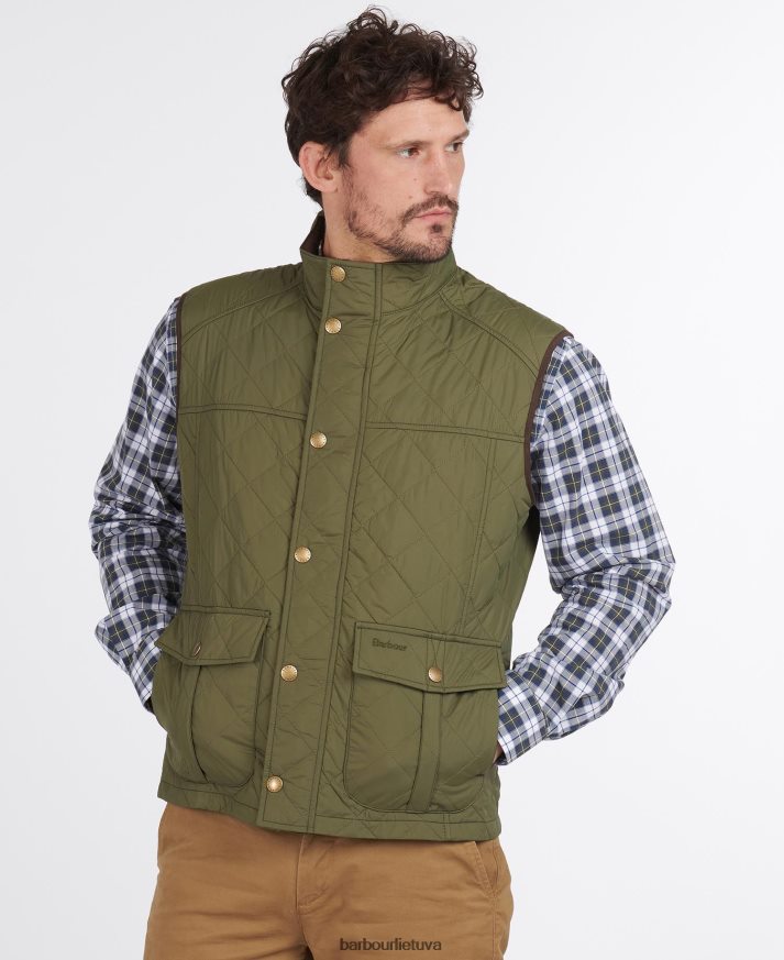 apranga Barbour tyrinėtojas gilet vidurio alyvuogių vyrų 6F6D80223