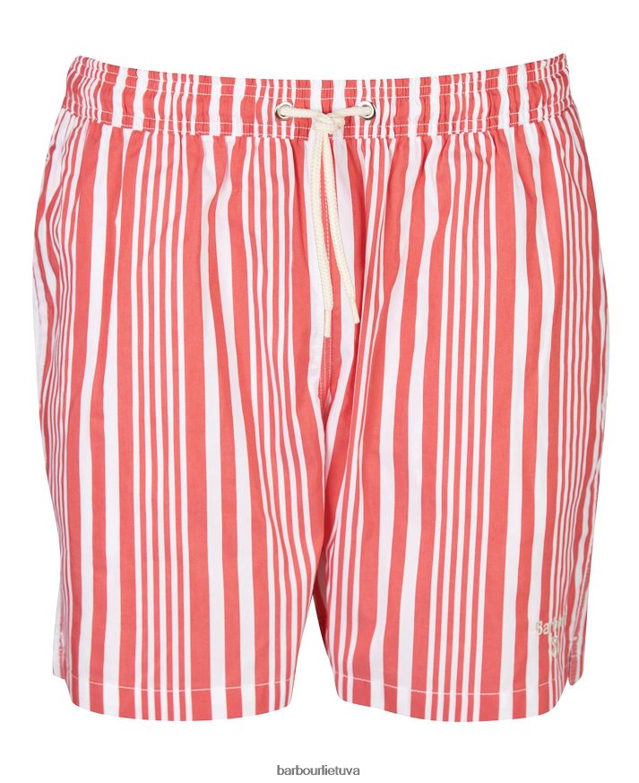 apranga Barbour deckham maudymosi šortai klasikinis raudonas vyrų 6F6D801213