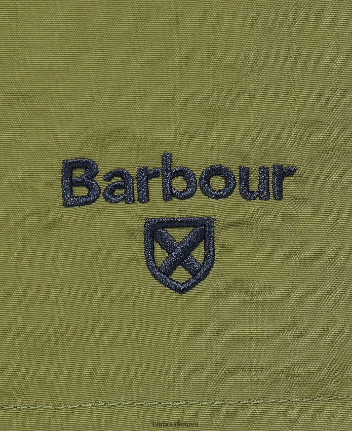 apranga Barbour esminiai logotipu 5\'\' maudymosi šortai alyvuogių vyrų 6F6D801194