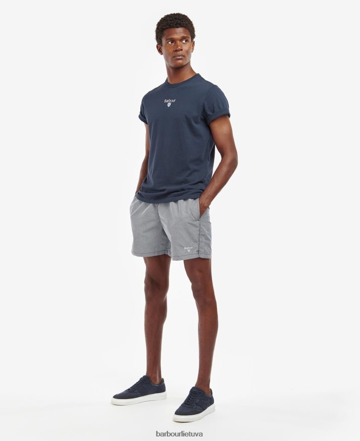 apranga Barbour gingham maudymosi šortai klasikinis raudonas vyrų 6F6D801219