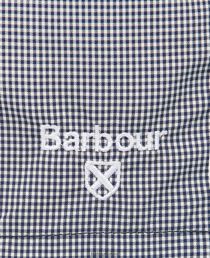 apranga Barbour gingham maudymosi šortai klasikinis raudonas vyrų 6F6D801219