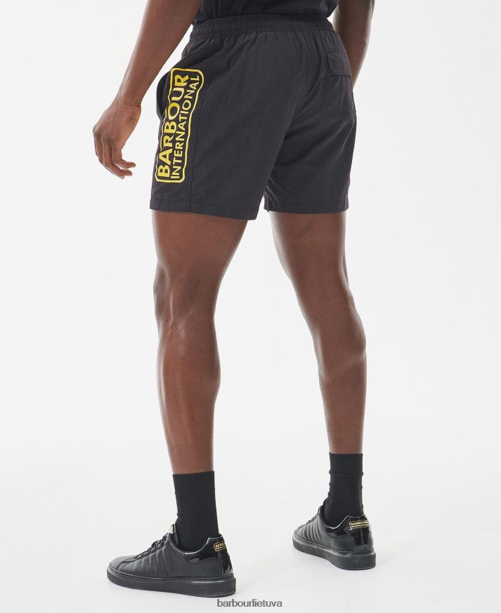 apranga Barbour maudymosi šortai su dideliu logotipu gryna mėlyna vyrų 6F6D801193