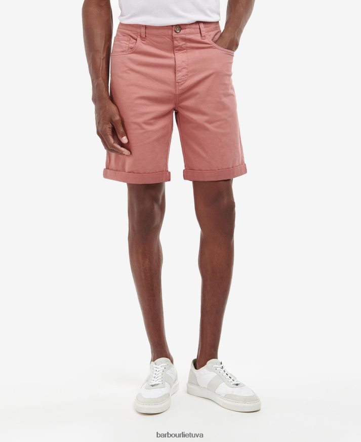 apranga Barbour ruoželiniai šortai skalbtas mėlynai vyrų 6F6D801235