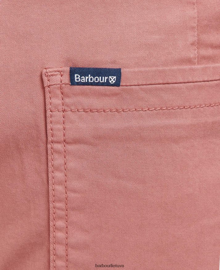 apranga Barbour ruoželiniai šortai skalbtas mėlynai vyrų 6F6D801235