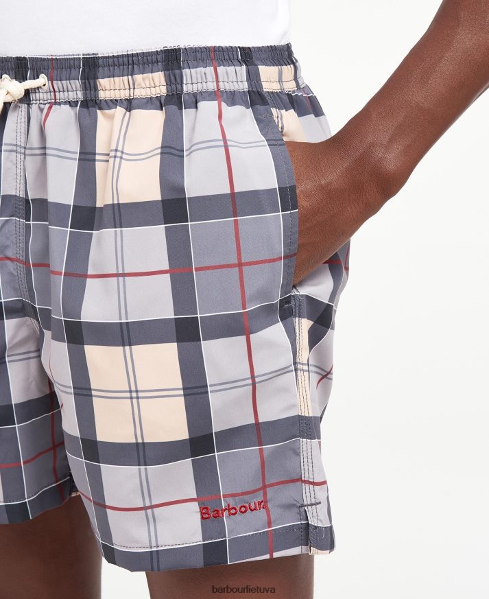apranga Barbour tartaniniai maudymosi šortai vandens tartanas vyrų 6F6D801157