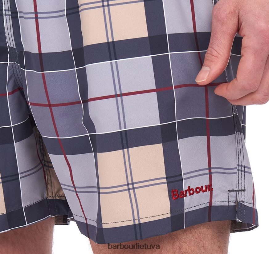 apranga Barbour tartaniniai maudymosi šortai vandens tartanas vyrų 6F6D801157