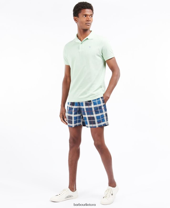 apranga Barbour tartaniniai maudymosi šortai vasaros laivyno tartanas vyrų 6F6D801175