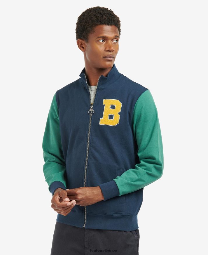 apranga Barbour „Northgate Letterman“ striukė klasikinis laivynas vyrų 6F6D801016