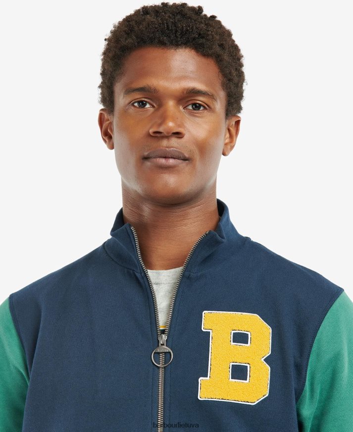 apranga Barbour „Northgate Letterman“ striukė klasikinis laivynas vyrų 6F6D801016