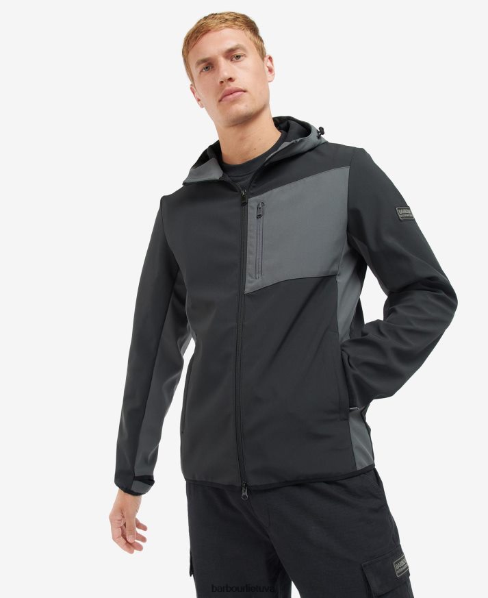 apranga Barbour „mercian“ apvalkalo ir vilnonė striukė klasikinis juodas vyrų 6F6D801134