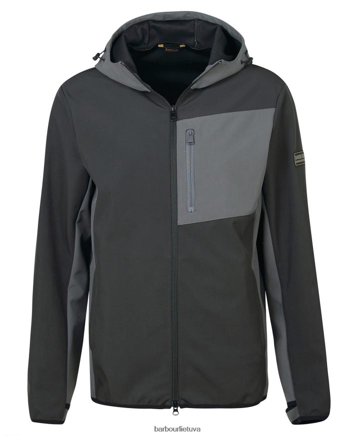 apranga Barbour „mercian“ apvalkalo ir vilnonė striukė klasikinis juodas vyrų 6F6D801134