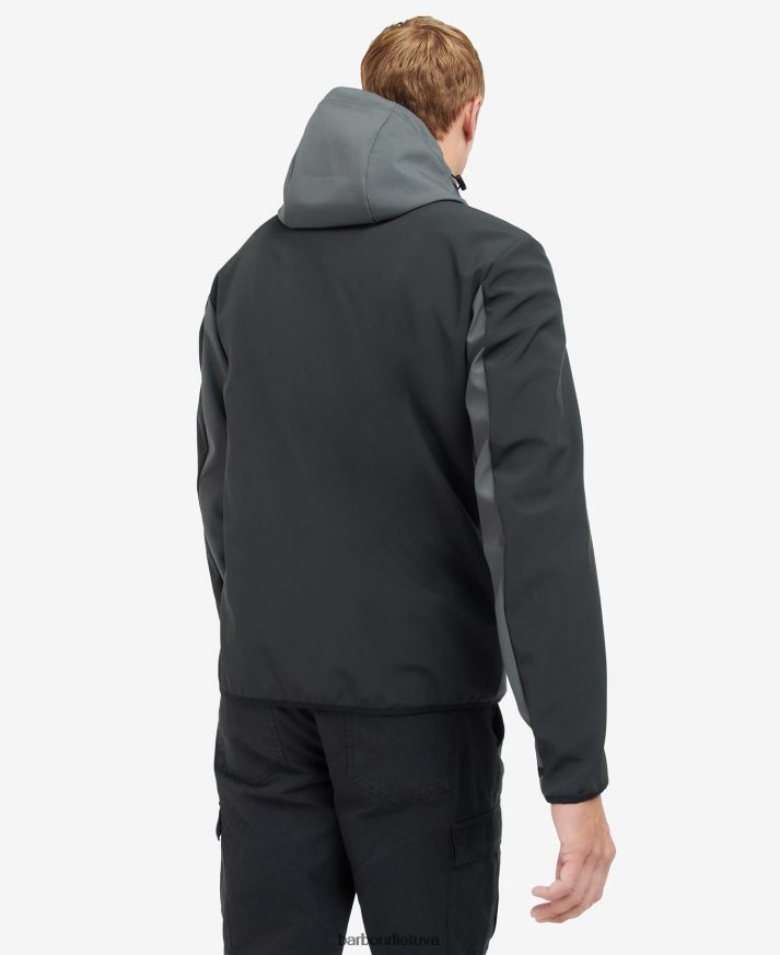 apranga Barbour „mercian“ apvalkalo ir vilnonė striukė klasikinis juodas vyrų 6F6D801134