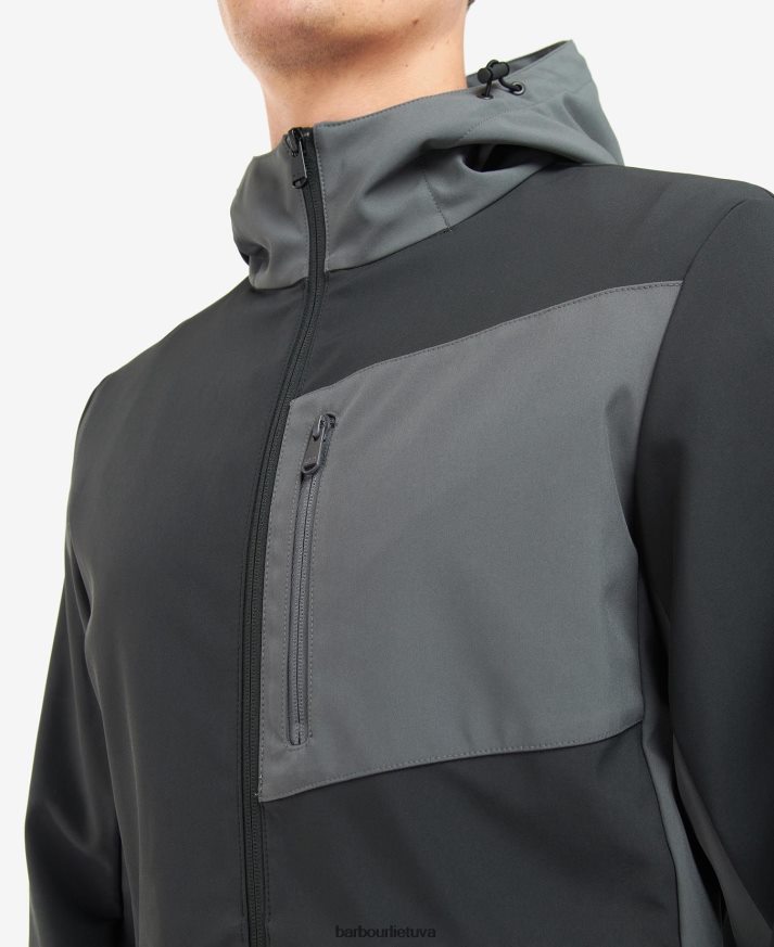 apranga Barbour „mercian“ apvalkalo ir vilnonė striukė klasikinis juodas vyrų 6F6D801134