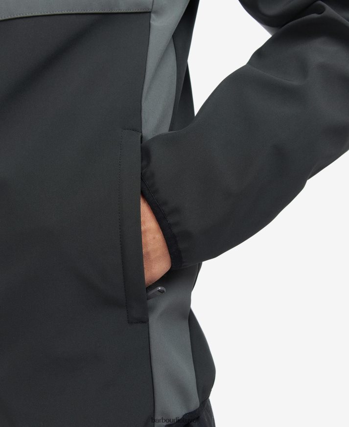 apranga Barbour „mercian“ apvalkalo ir vilnonė striukė klasikinis juodas vyrų 6F6D801134