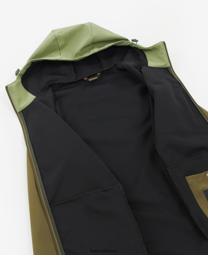 apranga Barbour „mercian“ apvalkalo ir vilnonė striukė klasikinis juodas vyrų 6F6D801135