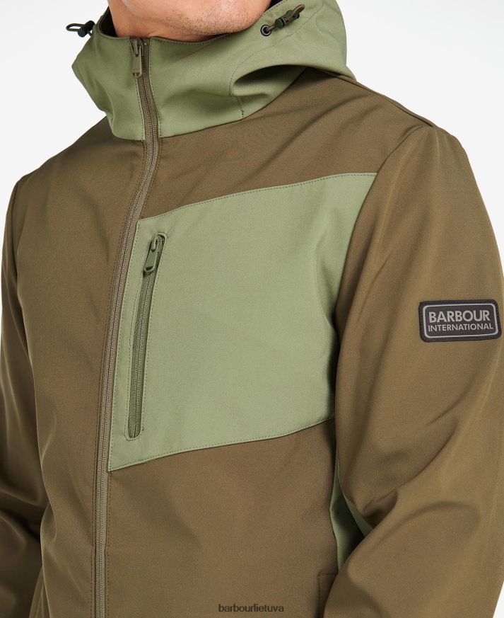 apranga Barbour „mercian“ apvalkalo ir vilnonė striukė klasikinis juodas vyrų 6F6D801135