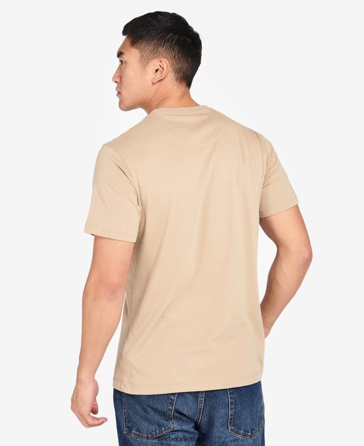 apranga Barbour Barry grafikos marškinėliai skiriamieji ženklai mėlyni vyrų 6F6D80956