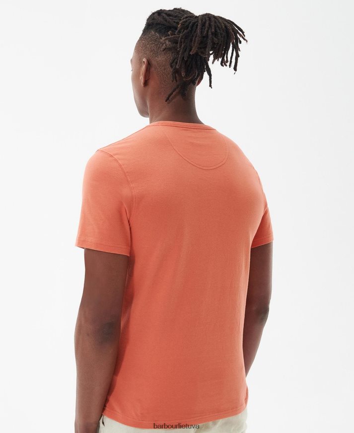 apranga Barbour Brairton marškinėliai mėlyna kreida vyrų 6F6D80772