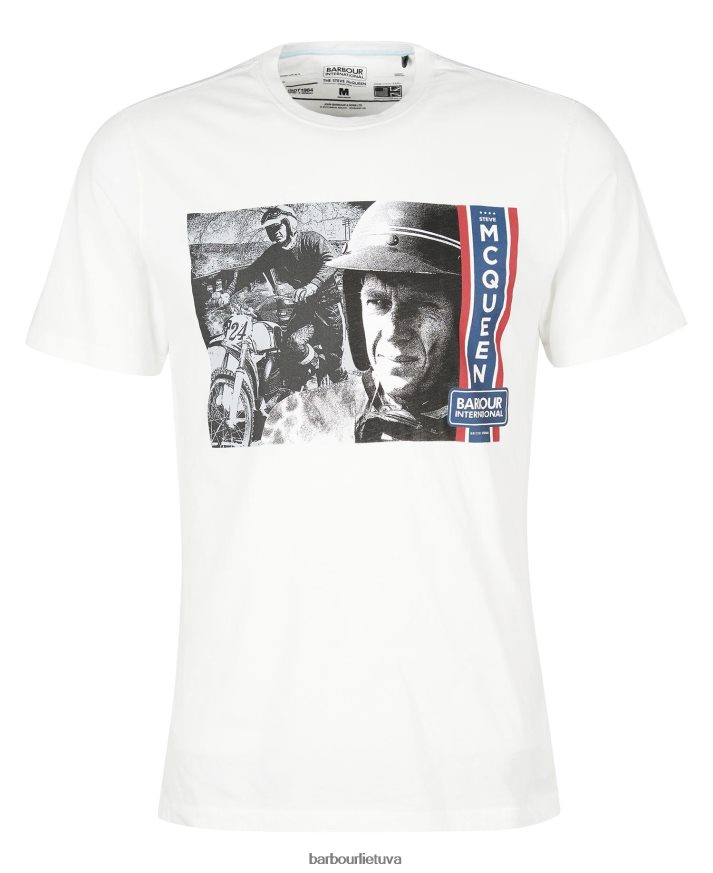 apranga Barbour Harris grafiniai marškinėliai blyškus dangus vyrų 6F6D80969