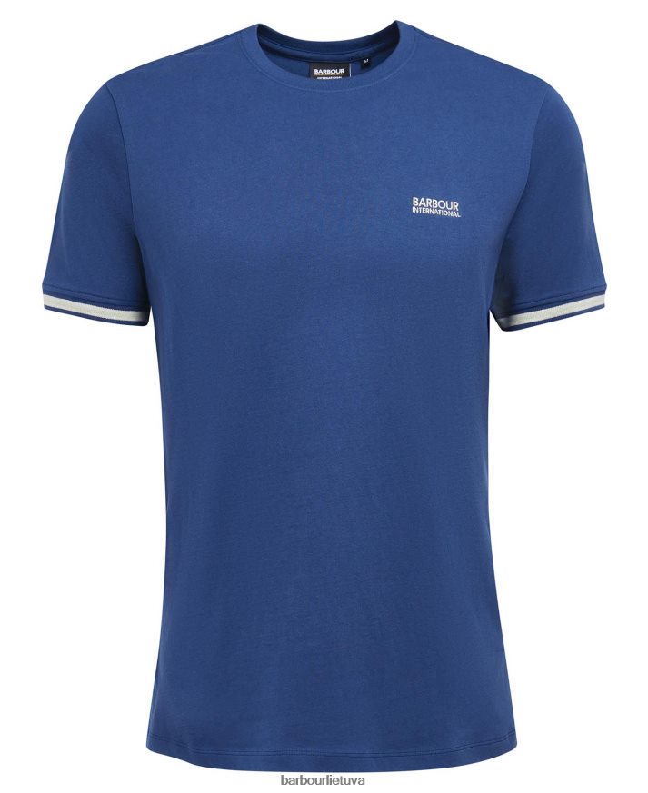 apranga Barbour Marškinėliai su sukimo momentu šnabžda balta vyrų 6F6D80887