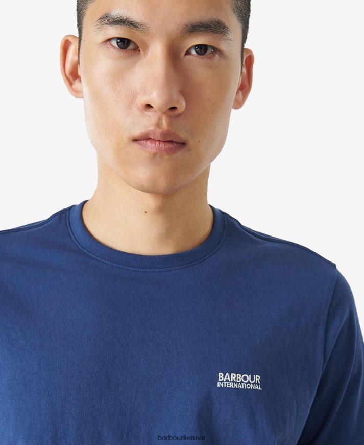 apranga Barbour Marškinėliai su sukimo momentu šnabžda balta vyrų 6F6D80887