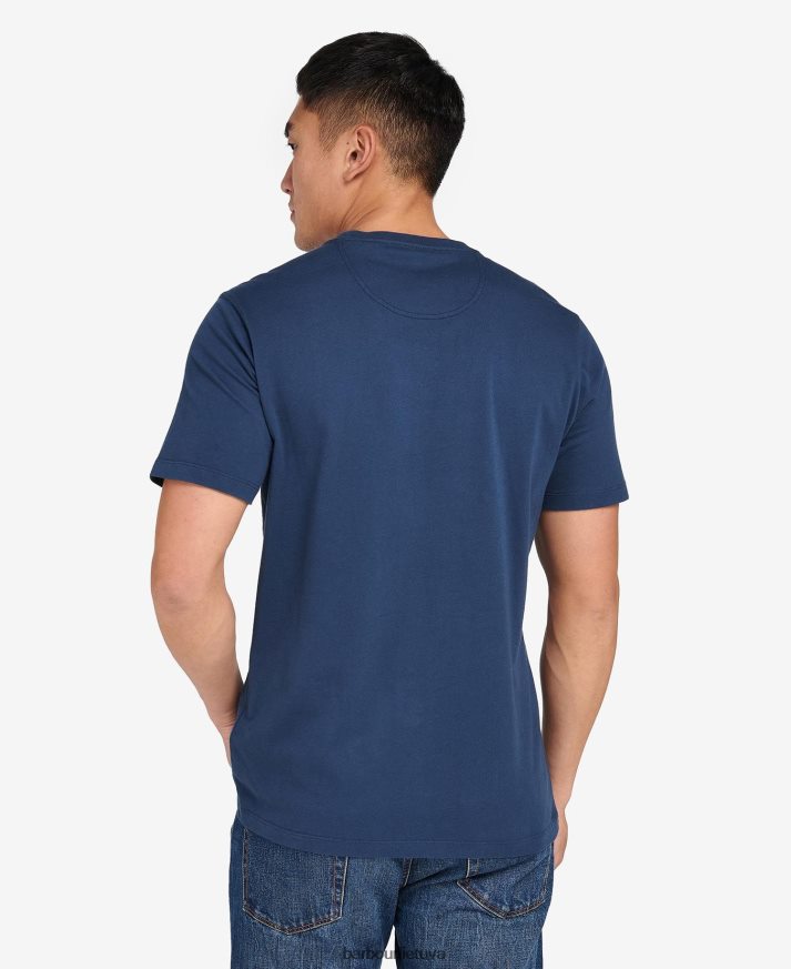 apranga Barbour Murrey grafiniai marškinėliai šnabžda balta vyrų 6F6D80820